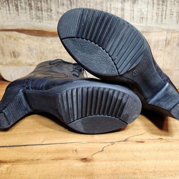 Heel bootie BROWN SIZE 35 (5 us) - Picture 5 of 5